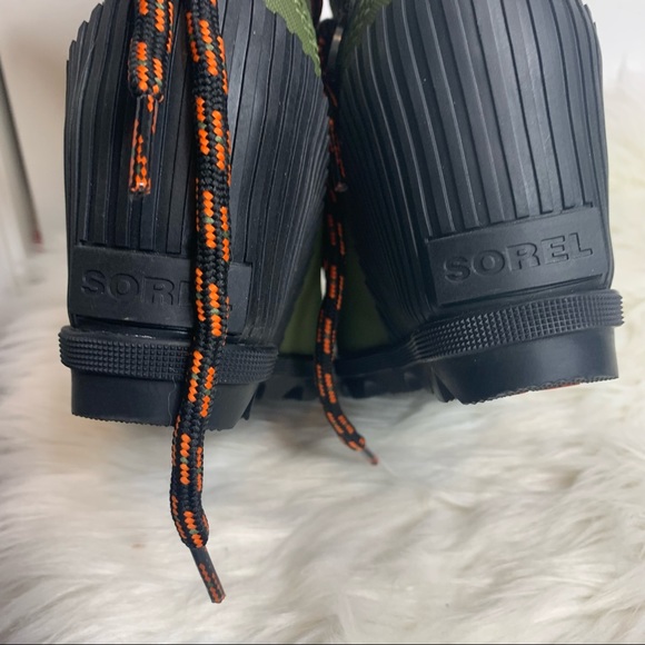 Sorel Kinetic Green Camo Waterproof Boots 6.5 - Picture 6 of 8